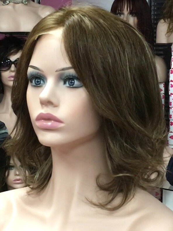 Peluca natural  WENDY color 5R18 RAYA TUL transparente efecto piel