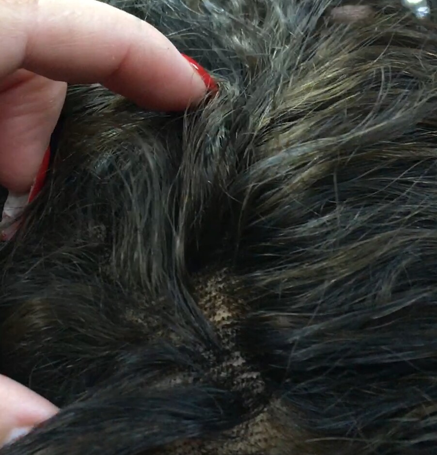 Peluca natural CANDELARIA color 2h5 FRONTAL de tul transparente