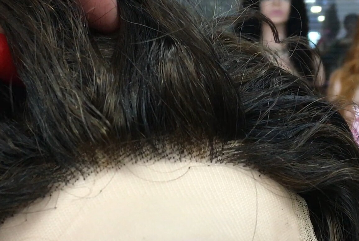 Peluca natural CANDELARIA color 2h5 FRONTAL de tul transparente