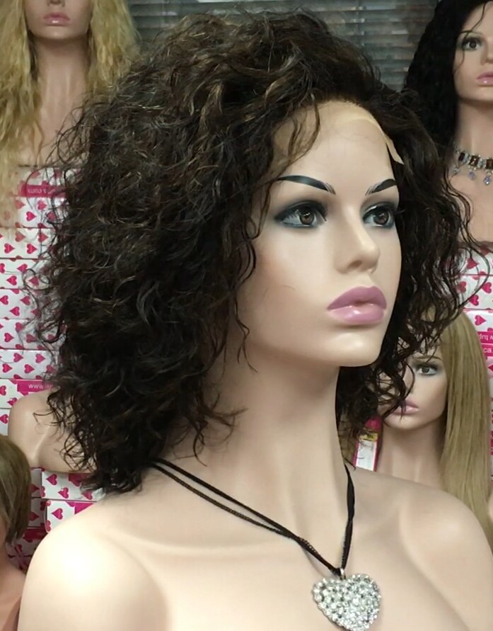 Peluca natural CANDELARIA color 2h5 FRONTAL de tul transparente
