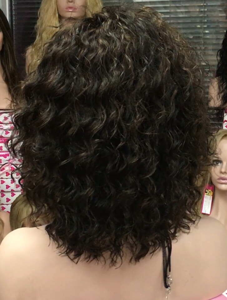 Peluca natural CANDELARIA color 2h5 FRONTAL de tul transparente