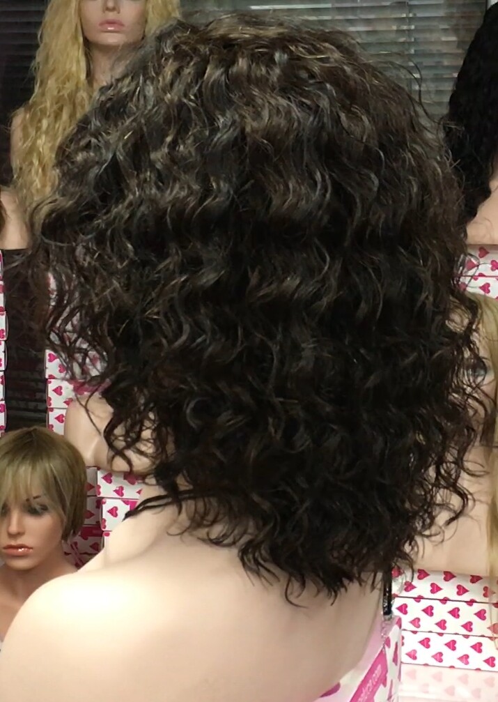 Peluca natural CANDELARIA color 2h5 FRONTAL de tul transparente