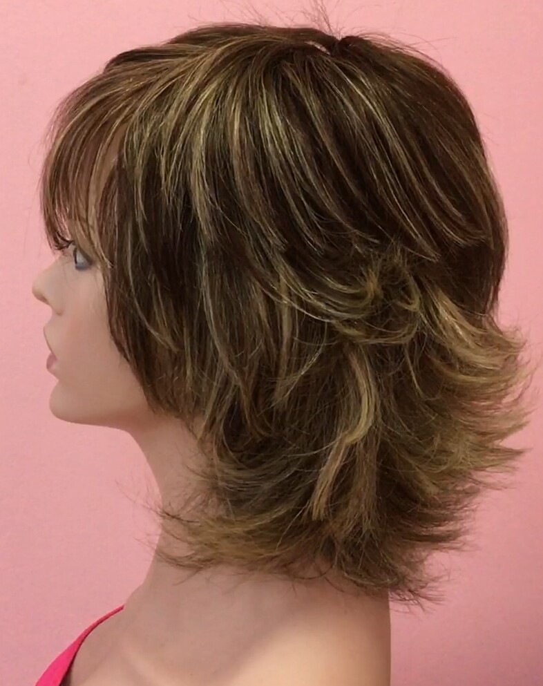 Peluca natural PILARICA Color 2/4h613 maquina