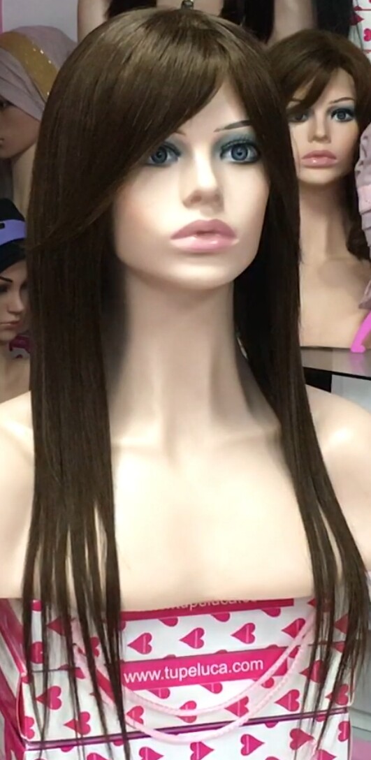 Peluca pelo natural CONCHA fleco largo  4 TOP INYECCION