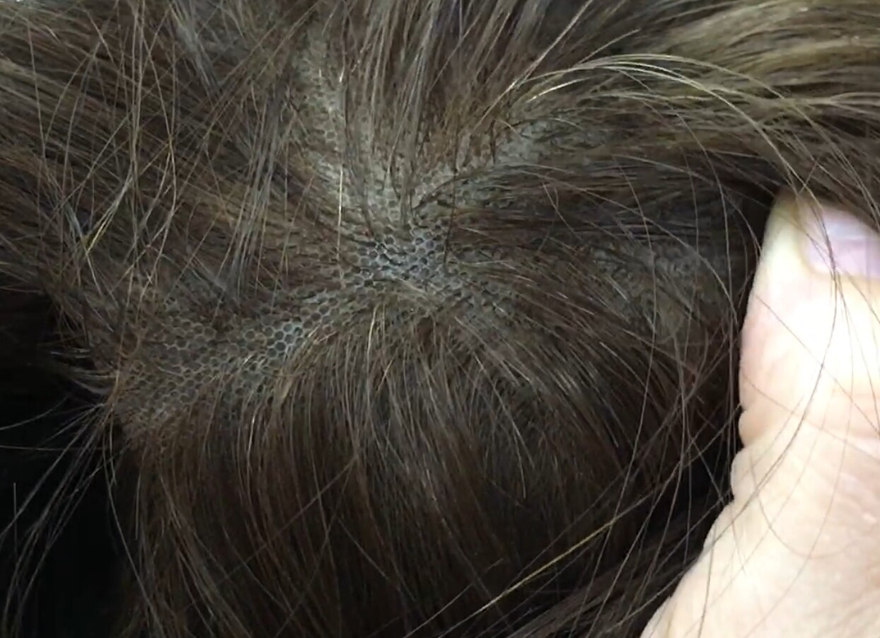 Peluca pelo natural CONCHA fleco largo  4 TOP INYECCION