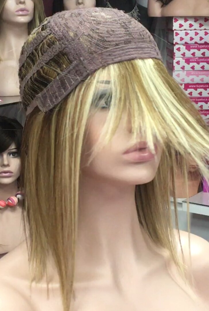 Peluca natural MELANIA color 8h613 MAQUINA