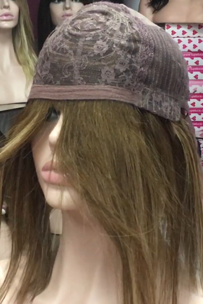 Peluca natural MINI MELANIA color 5h27 MAQUINA