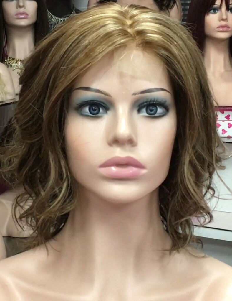 Peluca natural Wendy- ONDAS color 4H18 RAYA DE TUL