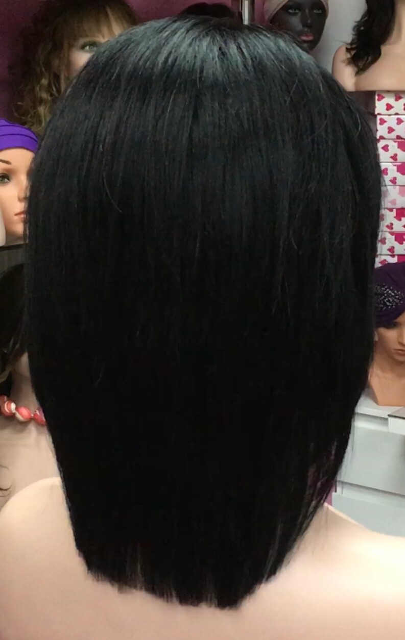 Peluca natural  WENDY LISO  color 1 TOP TUL