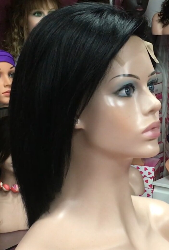 Peluca natural  WENDY LISO  color 1 TOP TUL