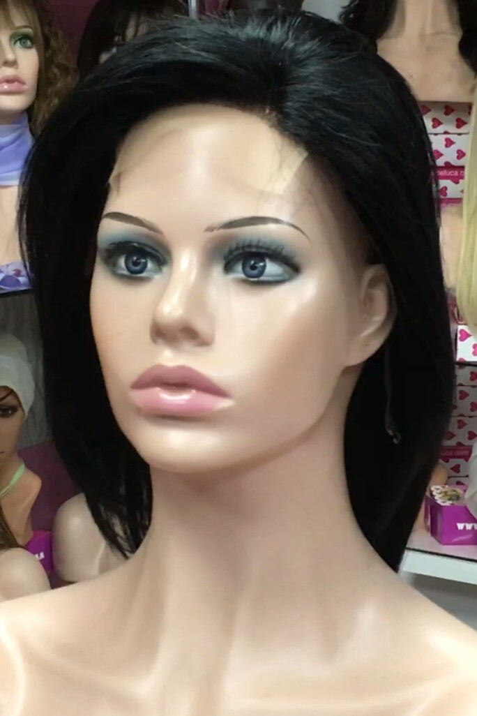 Peluca natural  WENDY LISO  color 1 TOP TUL