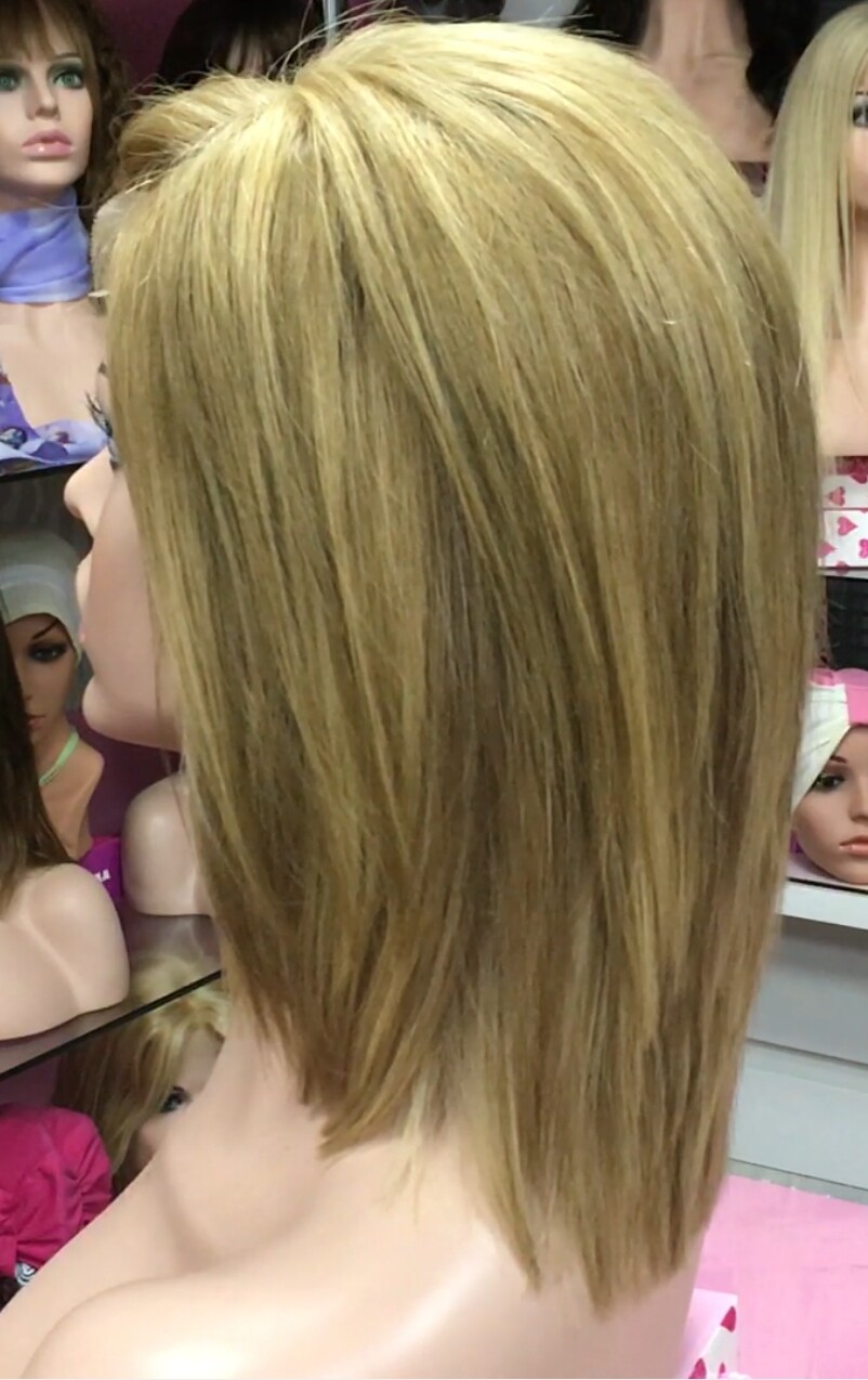 Peluca natural  WENDY LISO color8H613H16 TOP TUL