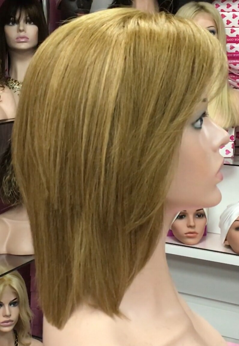Peluca natural  WENDY LISO color 8 FRONTAL TUL