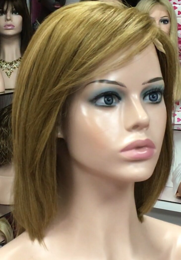 Peluca natural  WENDY LISO color 8 FRONTAL TUL