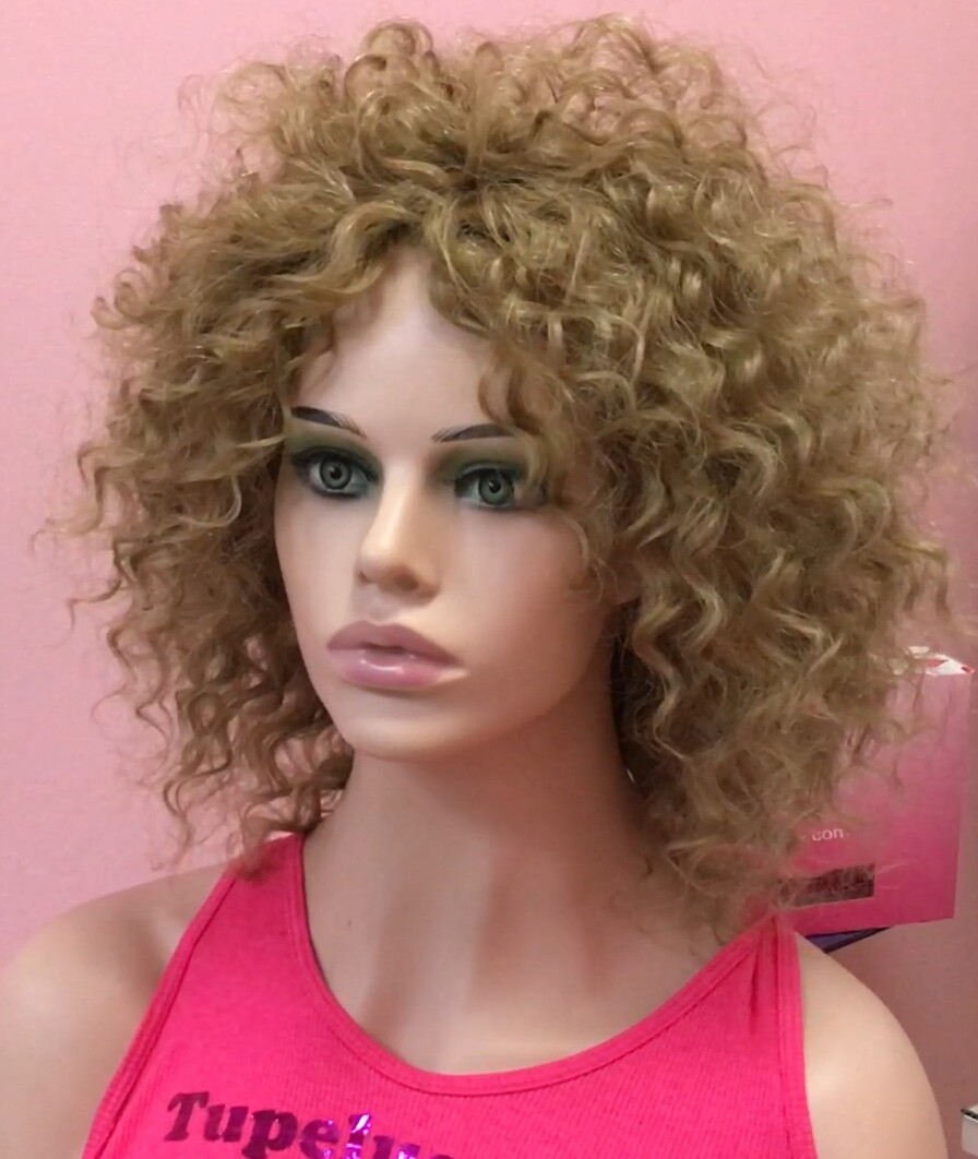 Peluca natural  AFRO CANDELARIA -  color 18 confecc. maquina