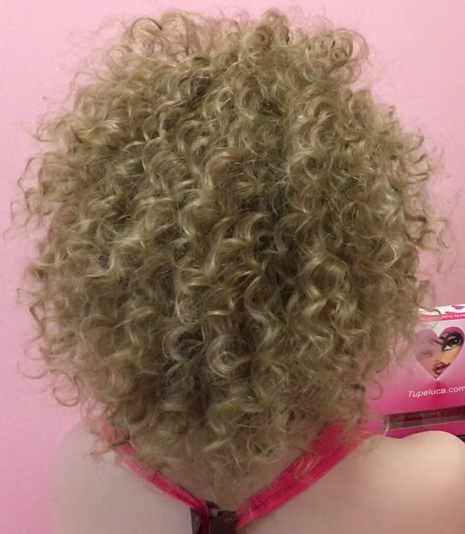 Peluca natural  AFRO CANDELARIA -  color 18 confecc. maquina