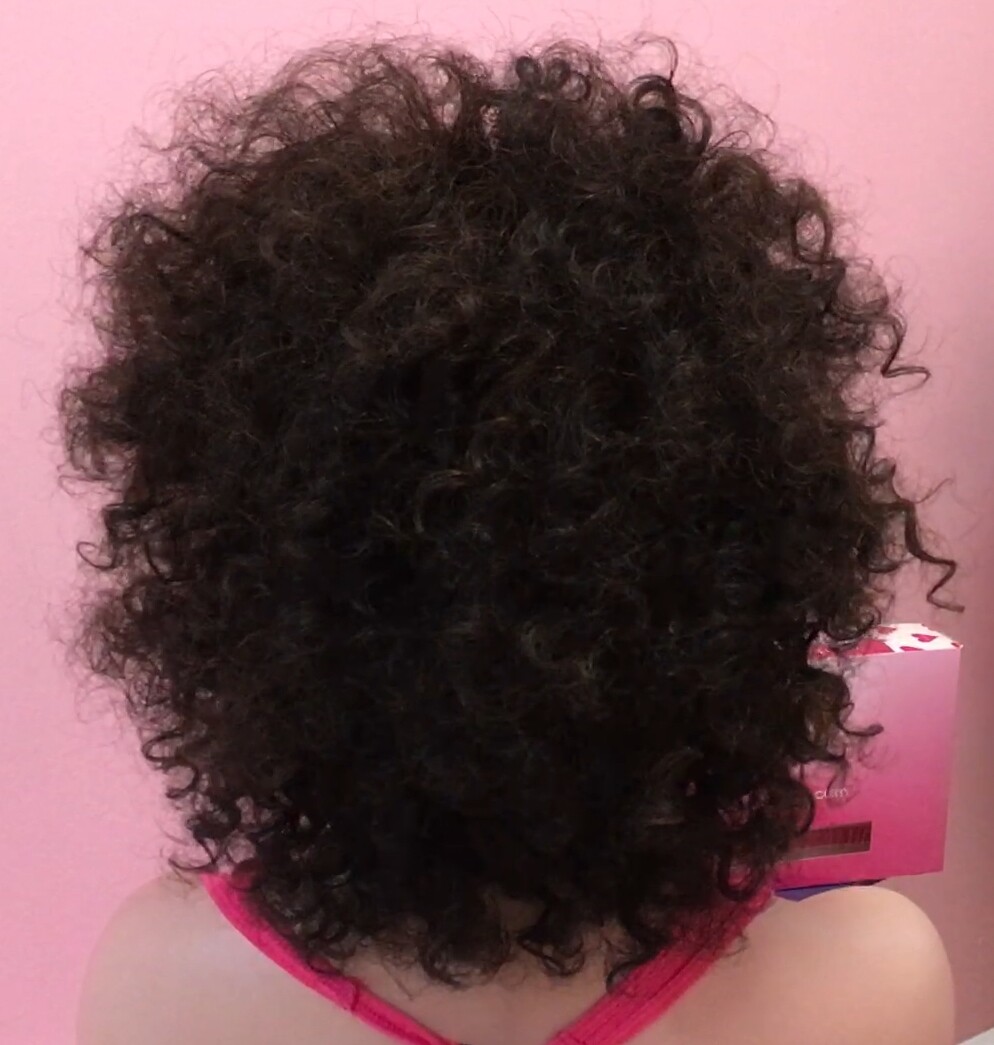 Peluca natural  AFRO CANDELARIA -  color 2H18 confecc. maquina