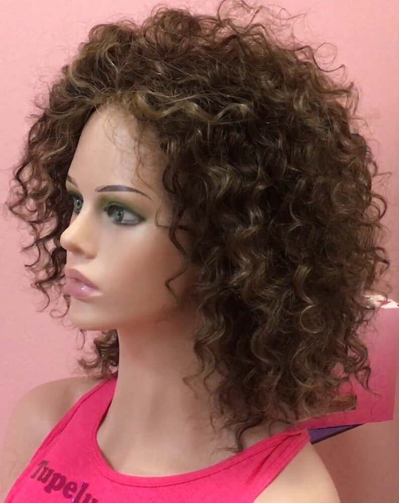 Peluca natural  AFRO CANDELARIA -  color 2H18 confecc. maquina
