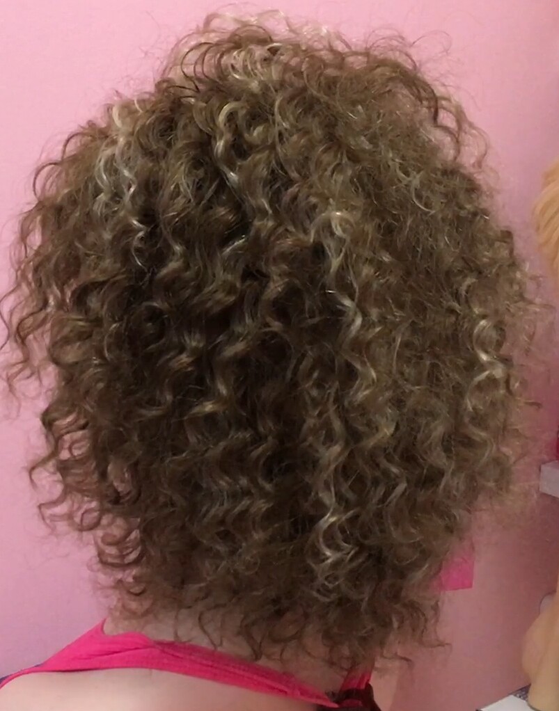 Peluca natural  AFRO CANDELARIA -  color 8H613 confecc. maquina