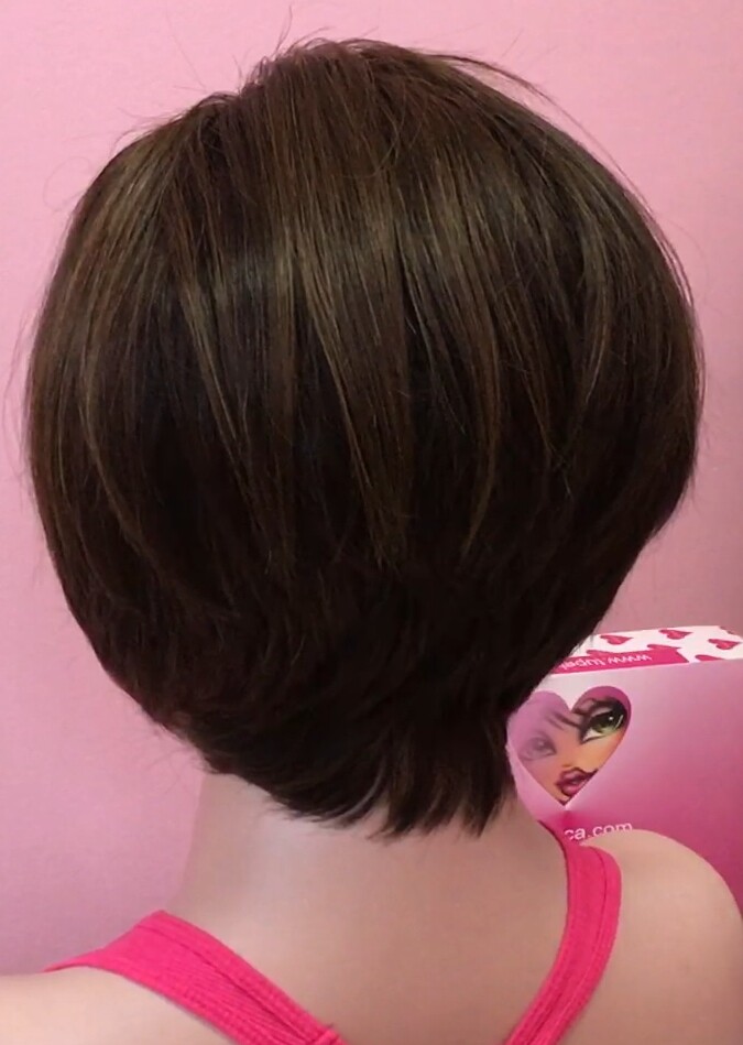 Peluca natural ISABELLA color 1B/2h4 TOP TUL