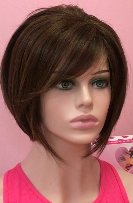 Peluca natural ISABELLA color 1B/2h4 TOP TUL