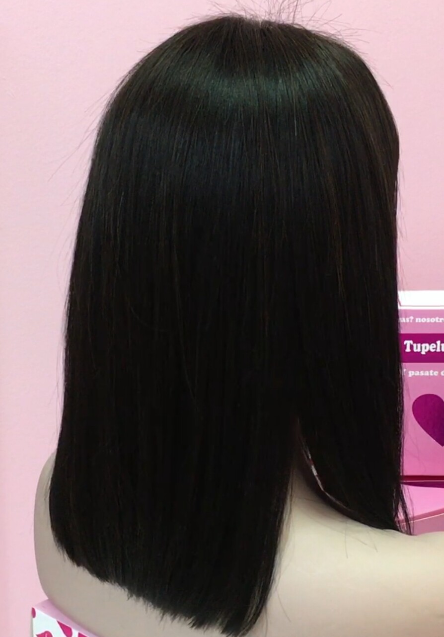 Peluca natural NATA color 1B/2 RAYA  TUL