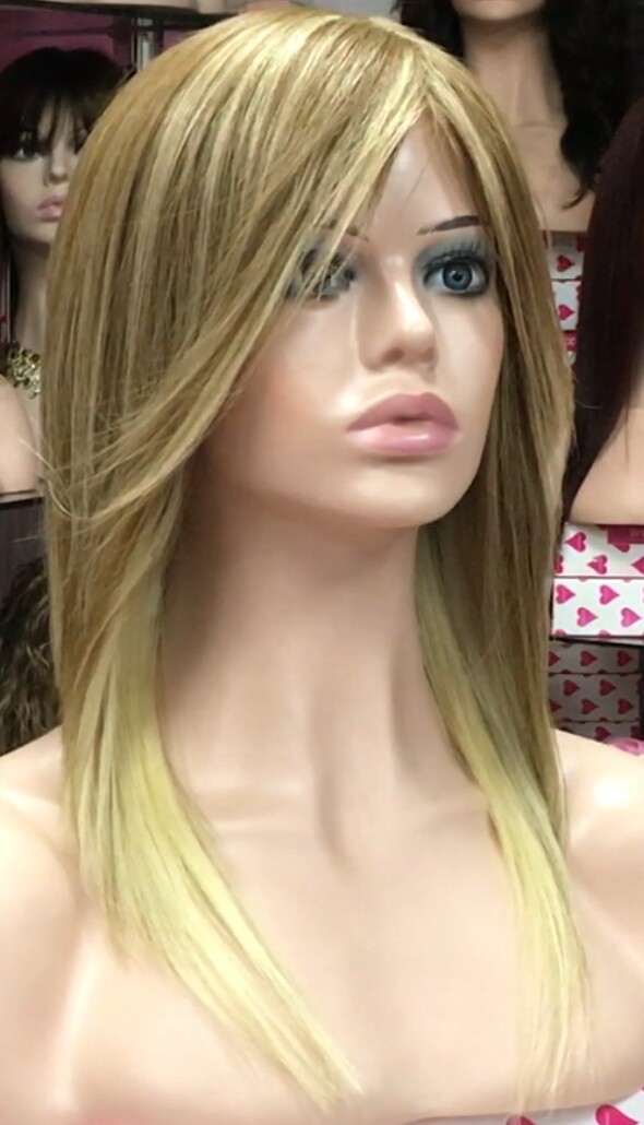 Peluca natural CLARIS color 8t613 maquina