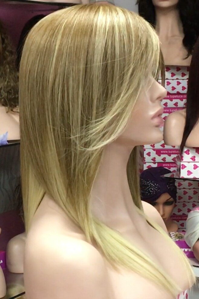 Peluca natural CLARIS color 8t613 maquina