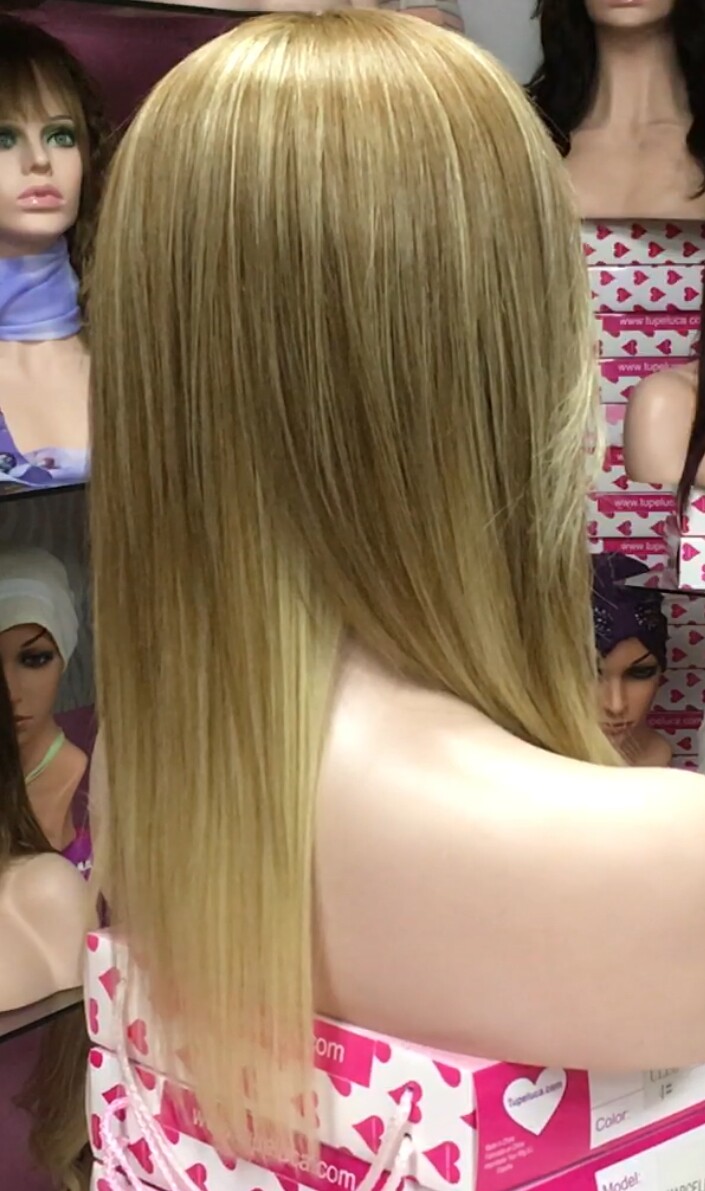Peluca natural CLARIS color 8t613 maquina