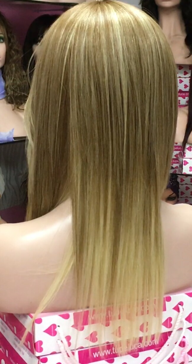 Peluca natural CLARIS color 8t613 maquina
