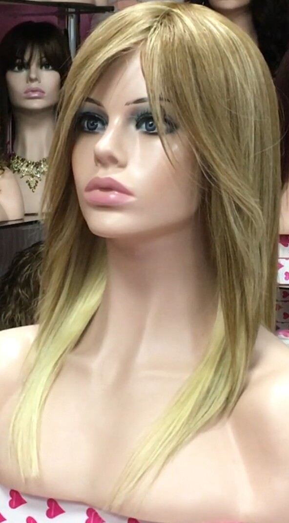 Peluca natural CLARIS color 8t613 maquina
