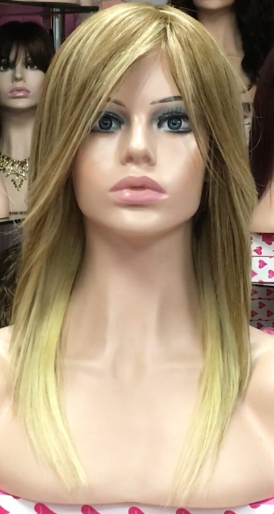 Peluca natural CLARIS color 8t613 maquina