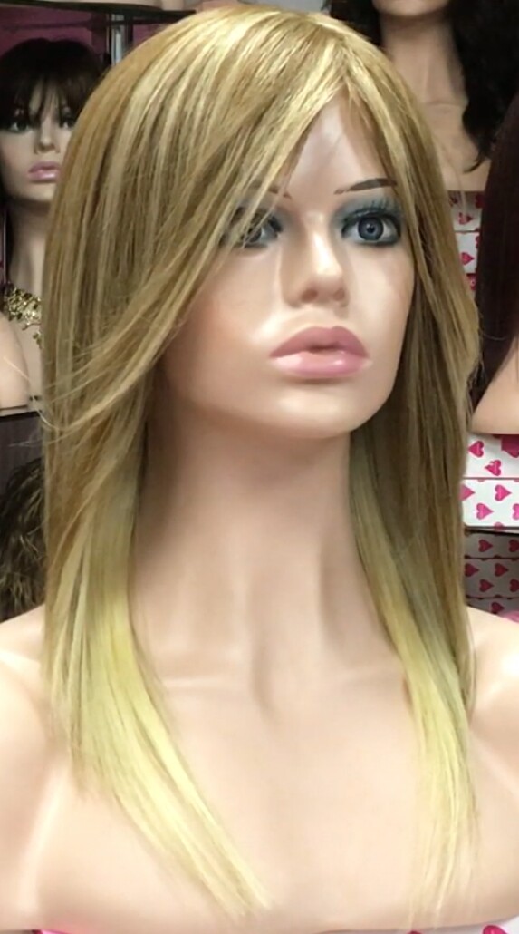 Peluca natural CLARIS color 8t613 maquina