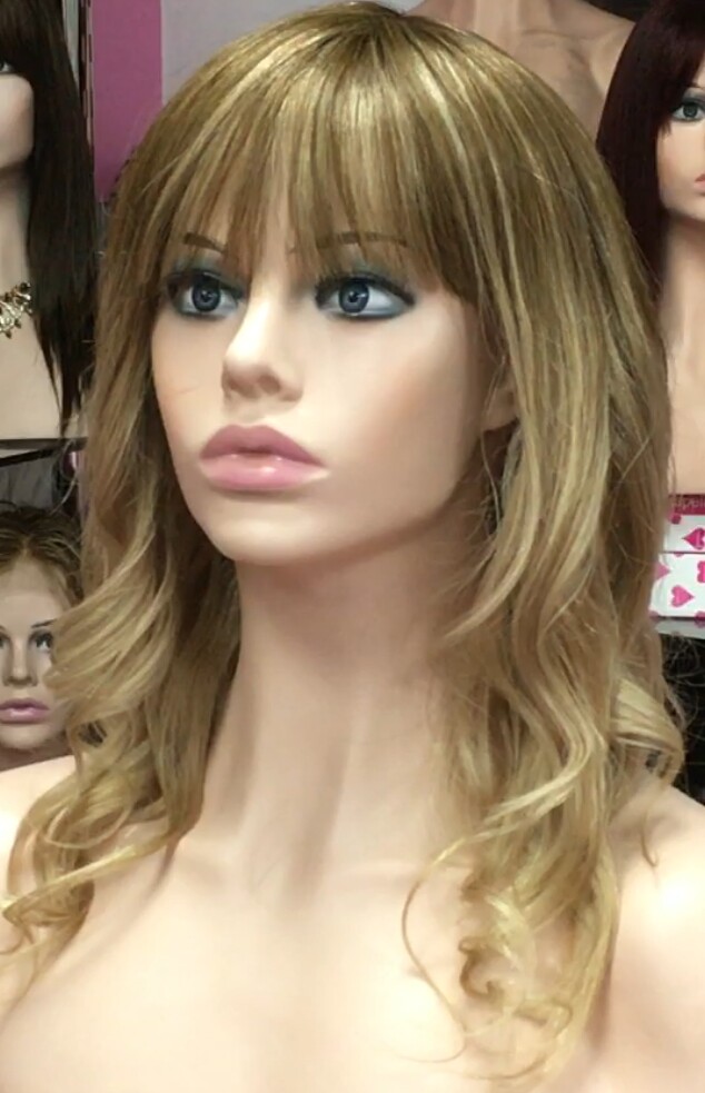 Peluca cabello natural KAMILA color 6T16 MAQUINA