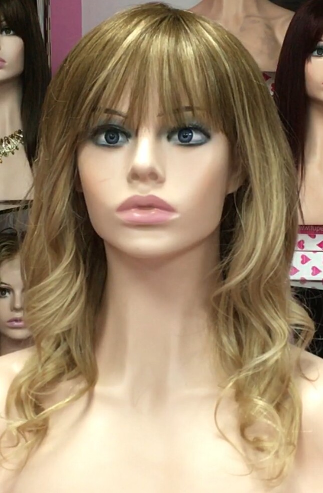 Peluca cabello natural KAMILA color 6T16 MAQUINA