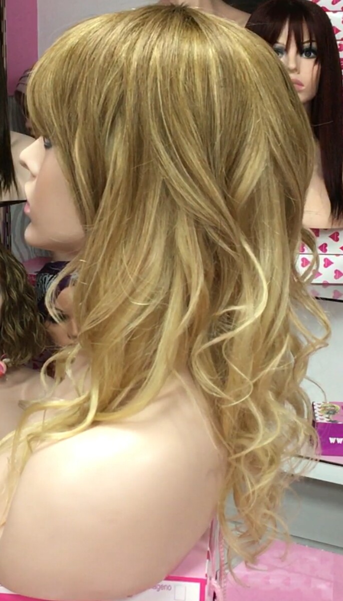 Peluca cabello natural KAMILA color 8T18 confecc. a MAQUINA