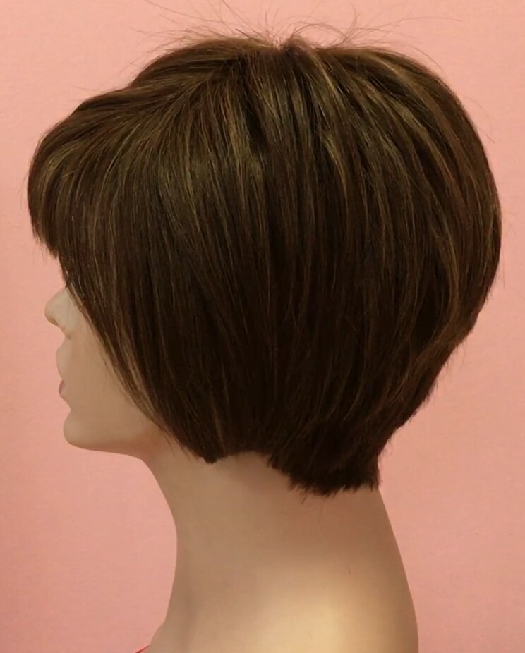 Peluca de pelo natural BECK color 5/6H8 ( 9H19)MAQUINA