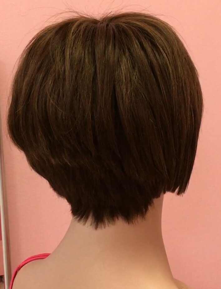 Peluca de pelo natural BECK color 5/6H8 ( 9H19)MAQUINA
