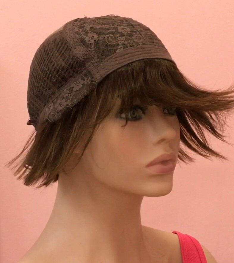 Peluca de pelo natural BECK color 5/6H8 ( 9H19)MAQUINA