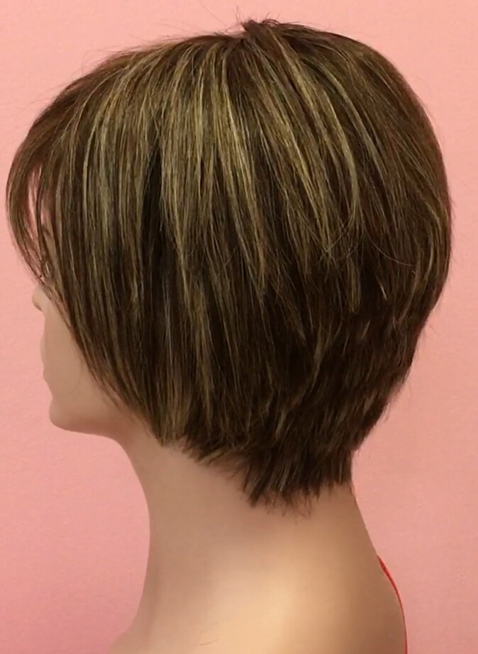 Peluca de pelo natural BECK color 2/4H613 MAQUINA