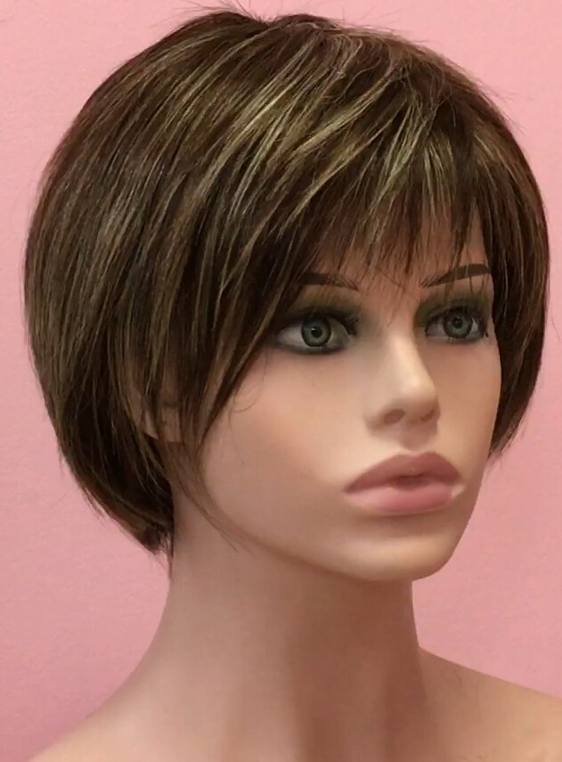 Peluca de pelo natural BECK color 2/4H613 MAQUINA
