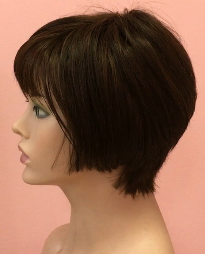 Peluca de pelo natural BECK color 4/2H2 MAQUINA