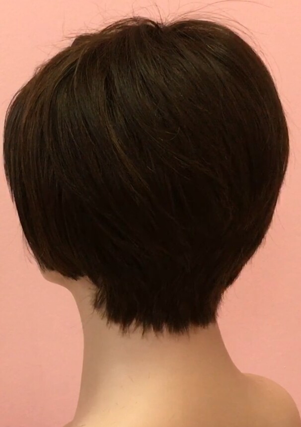 Peluca de pelo natural BECK color 4/2H2 MAQUINA