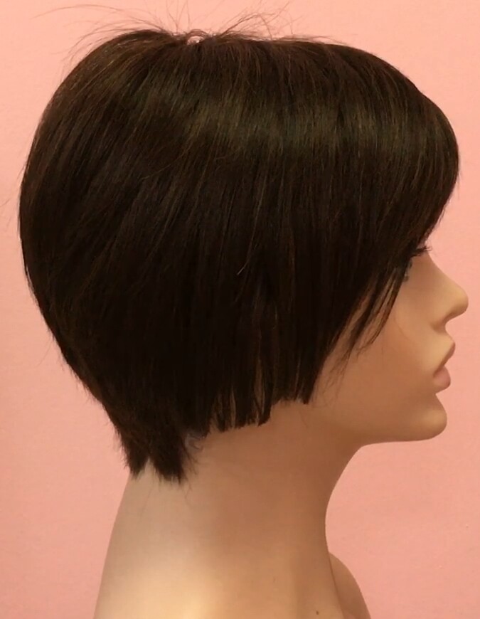 Peluca de pelo natural BECK color 4/2H2 MAQUINA