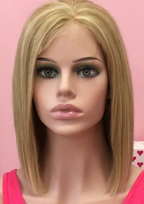 Peluca cabello natural Minauti color 14h613 TOP de TUL