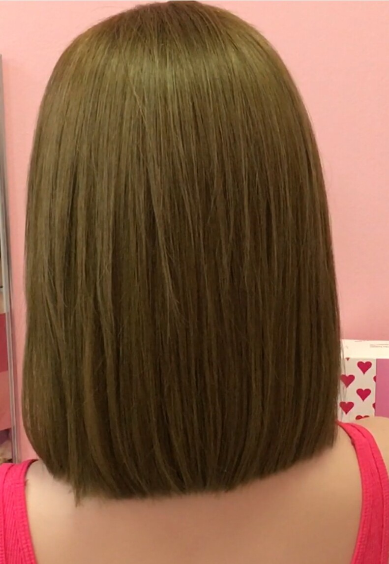 Peluca cabello natural Minauti color 8S TOP de TUL