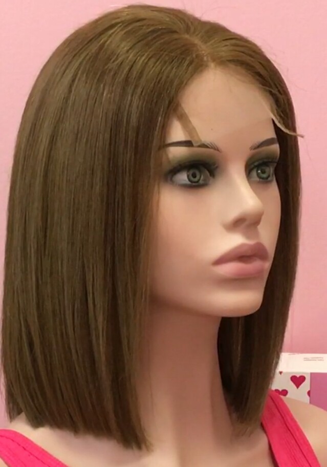 Peluca cabello natural Minauti color 8S TOP de TUL