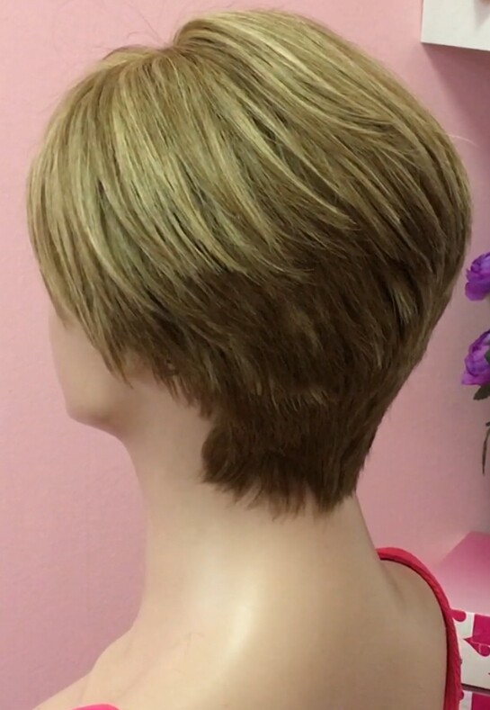 Peluca natural SANDY color 6H16 TOP TUL