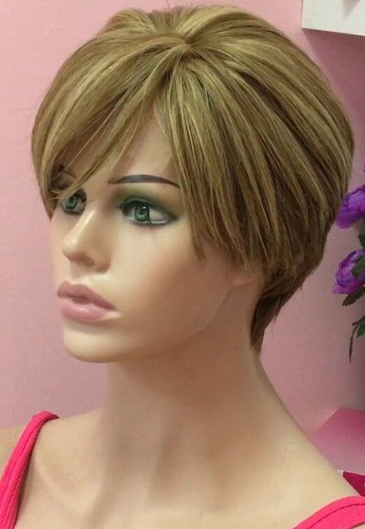 Peluca natural SANDY color 6H16 TOP TUL