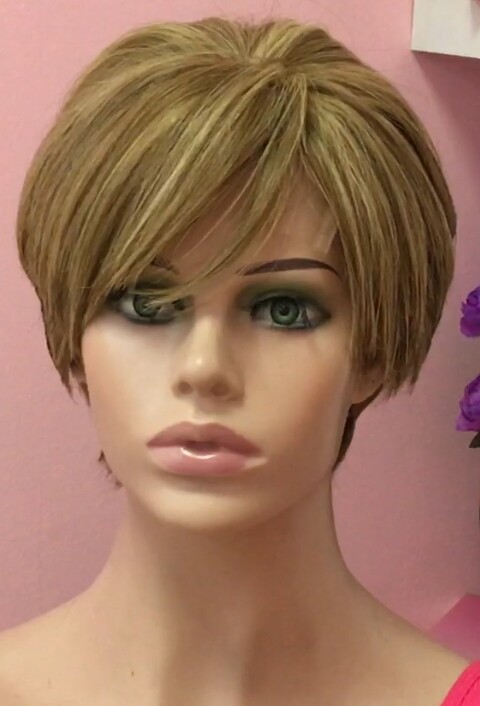 Peluca natural SANDY color 6H16 TOP TUL